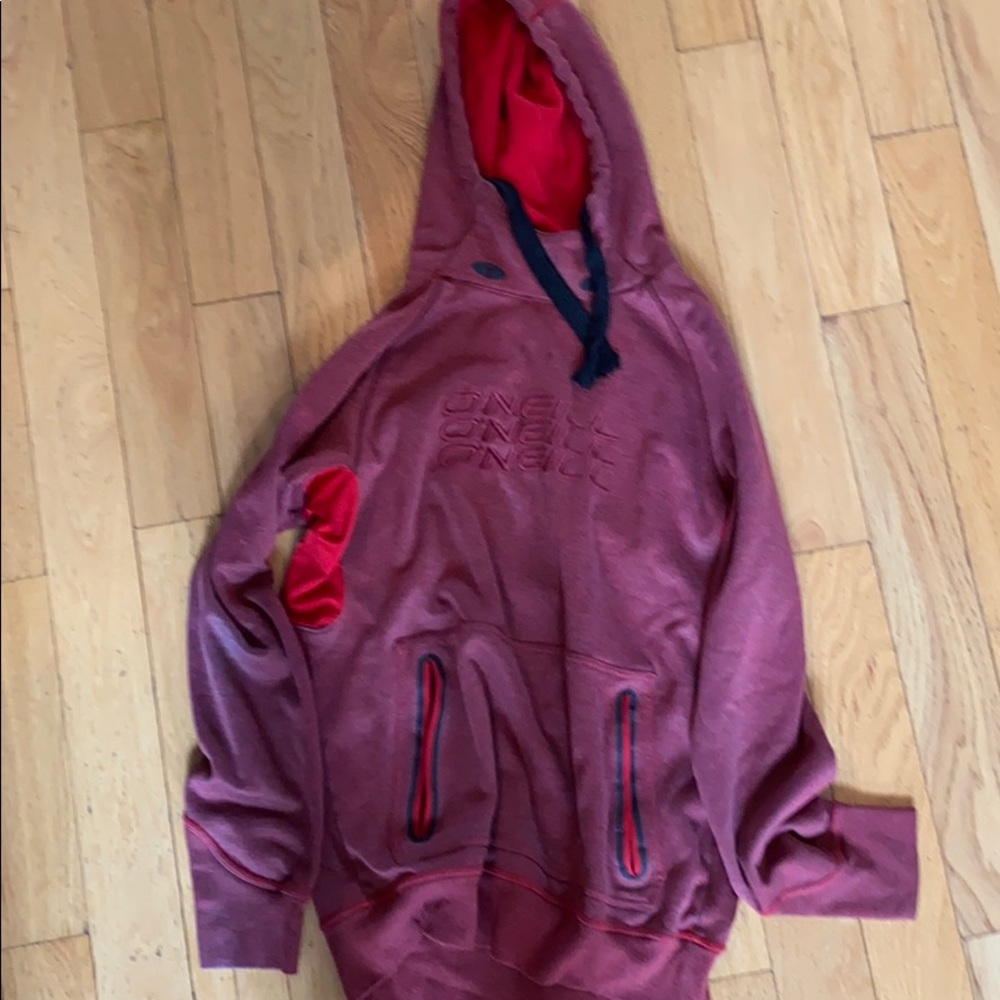 O’Neill hoodie worn